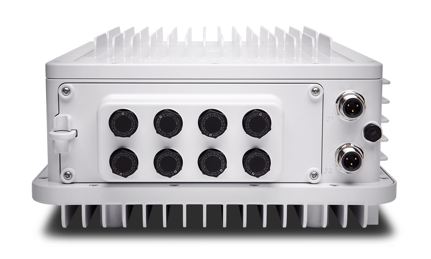Firewall Palo Alto Networks PA-455R-5G, vista frontal com o equipamento completo