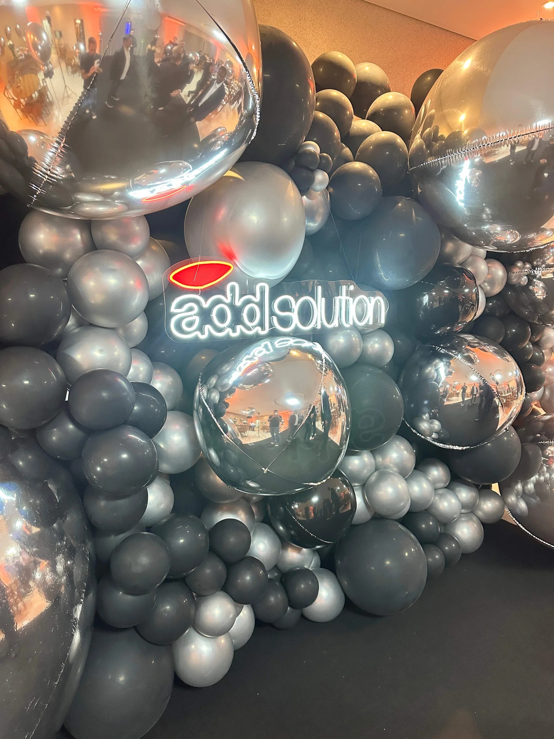 Ambientação da celebração de 15 anos da Add Solution