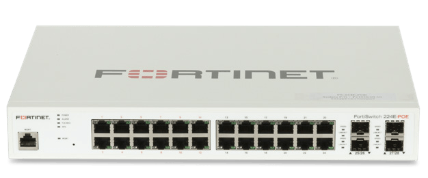 fortiswitch 224e poe — imagem exata do produto
