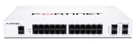 FortiSwitch 124F — imagem oficial do produto
