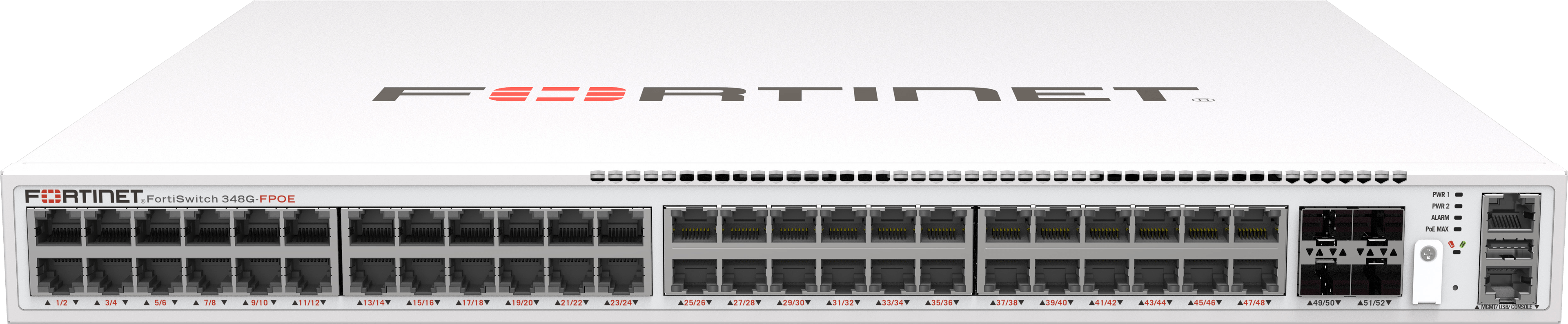 FortiSwitch 348G-FPOE — imagem oficial do produto