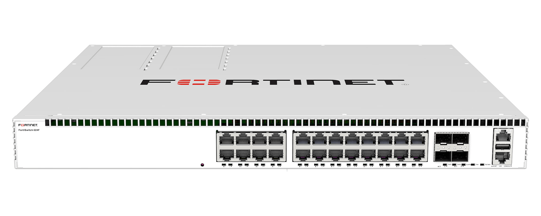 FortiSwitch 624F — imagem oficial do produto