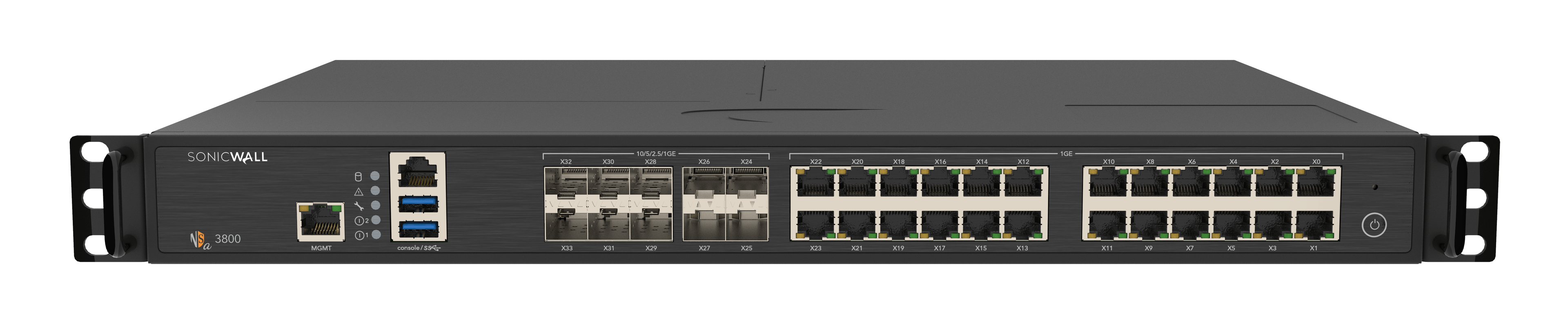 SonicWall NSa 3800 em vista de produto