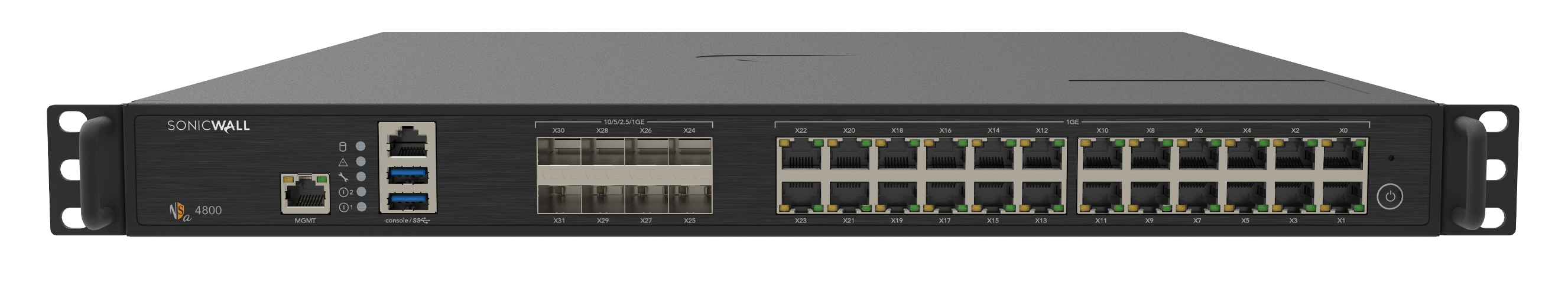 SonicWall NSa 4800 em vista de produto
