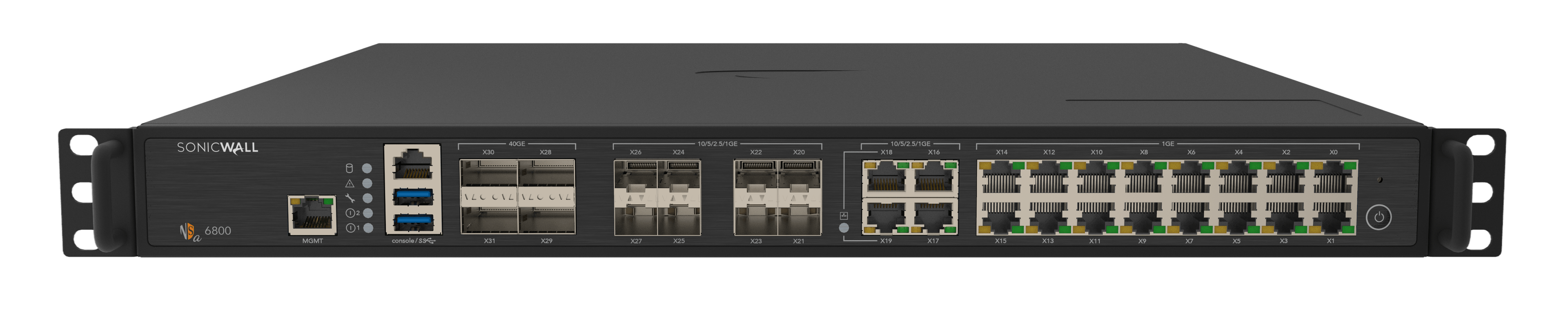 SonicWall NSa 6800 em vista de produto