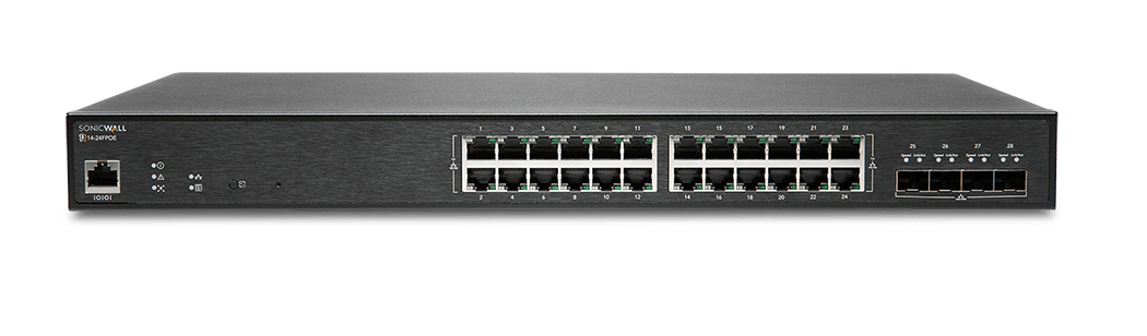 SonicWall SWS14-24FPOE em vista de produto