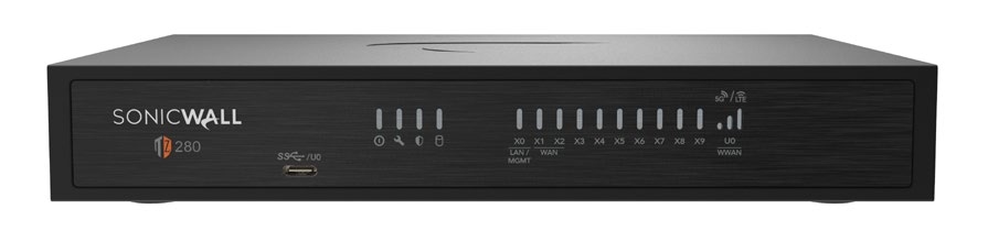 SonicWall TZ280 em vista de produto