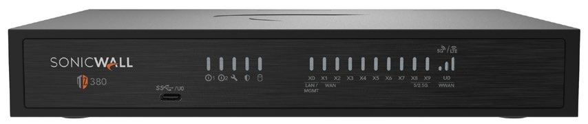 SonicWall TZ380 em vista de produto